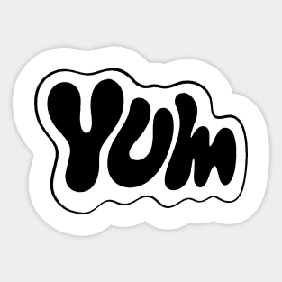 yum sticker Sticker